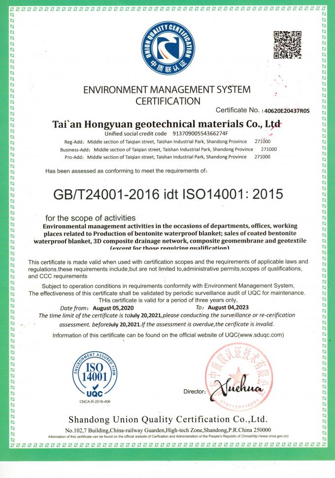 Bentonit Geotextil für Teichfolien Natürliches Natrium Bentonit Geosynthetische Tonfolien 13