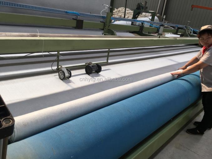GCL15mm 180g Nichtgewebe 11000g Bentonit Granulat 125g Gewebe Geosynthetische Tonfolie für die Wasserdichtung 2