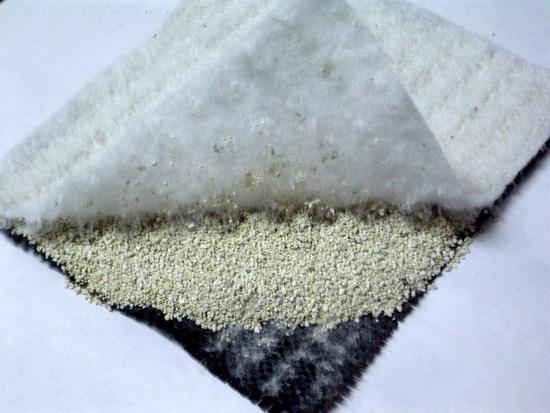 Geosynthetische Tonfolie mit hoher Zugfestigkeit mit wasserdichtem Bentonit-Membranmat 1