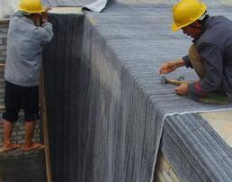 Geosynthetische Tonfolie mit hoher Zugfestigkeit mit wasserdichtem Bentonit-Membranmat 19